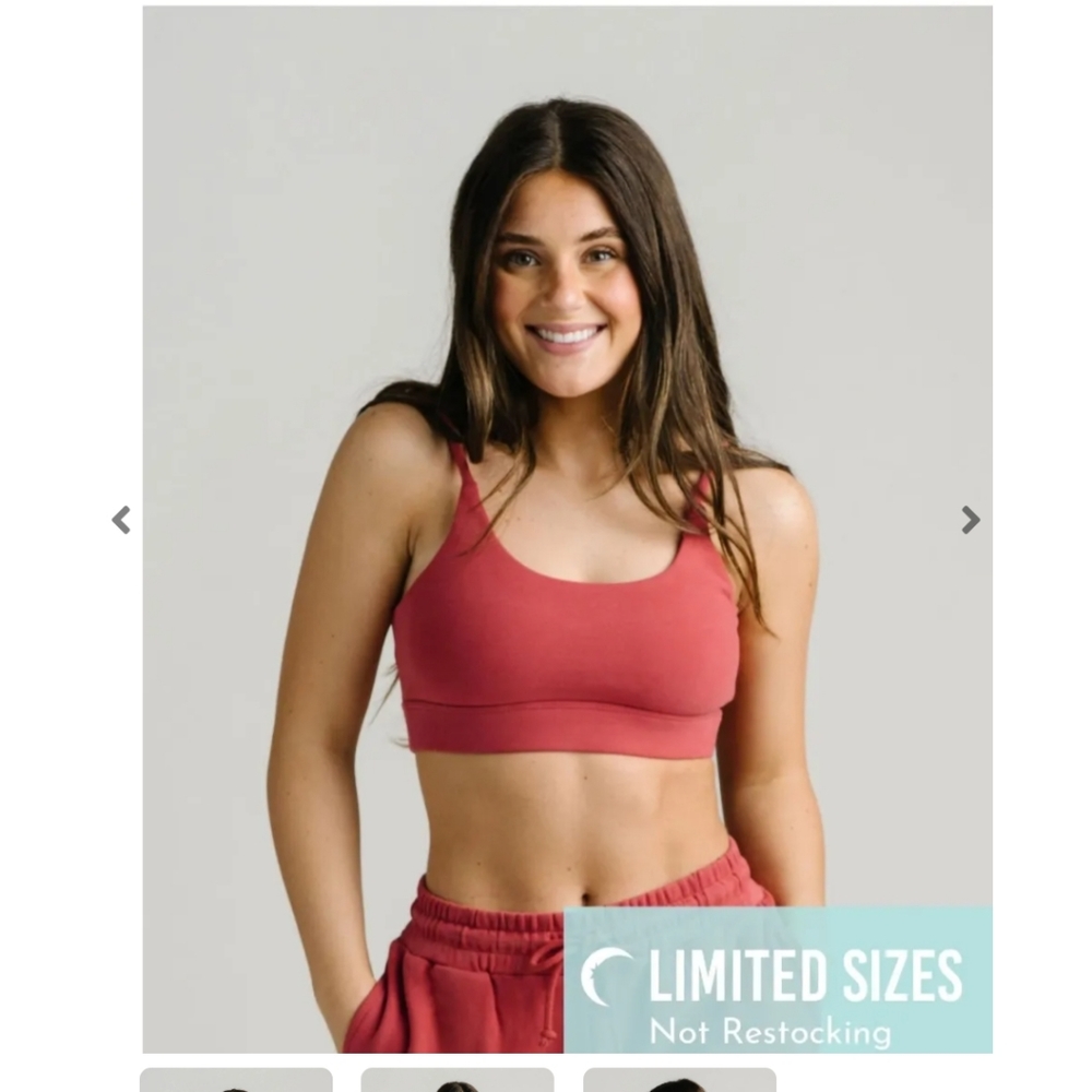 Zyia adjustable flame relaxation bra